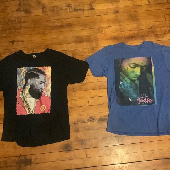 Nipsy hustle lil Wayne shirt bundle - Picture 1 of 1